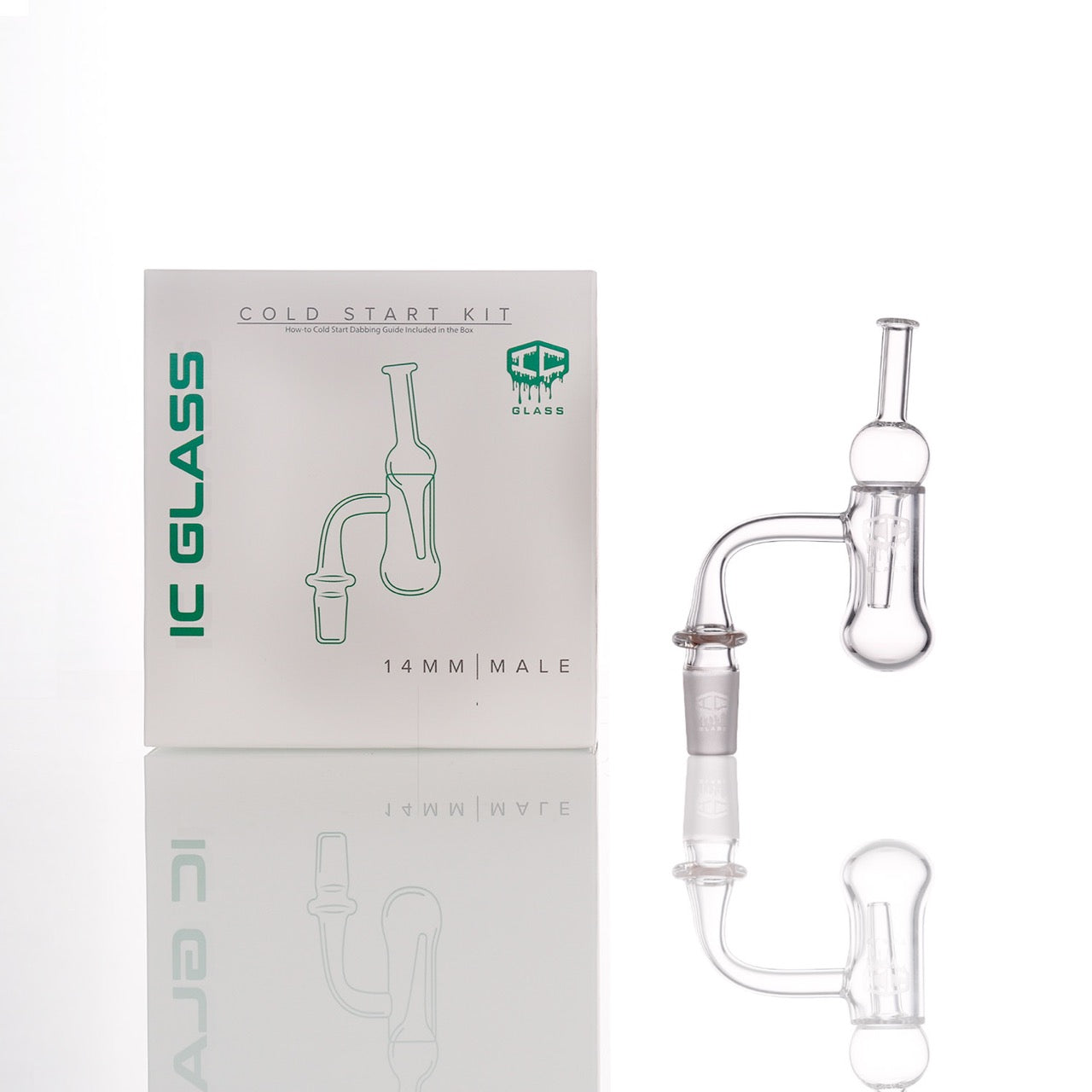 IC Glass - Aeolus | 14mm 90D Quartz Banger | Cold Start Kit | 5 colors