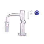 IC Glass - Columbia | 14mm 90D Quartz Banger | Includes Carb Cap, Terp Balls & Sticker | 5 Colors