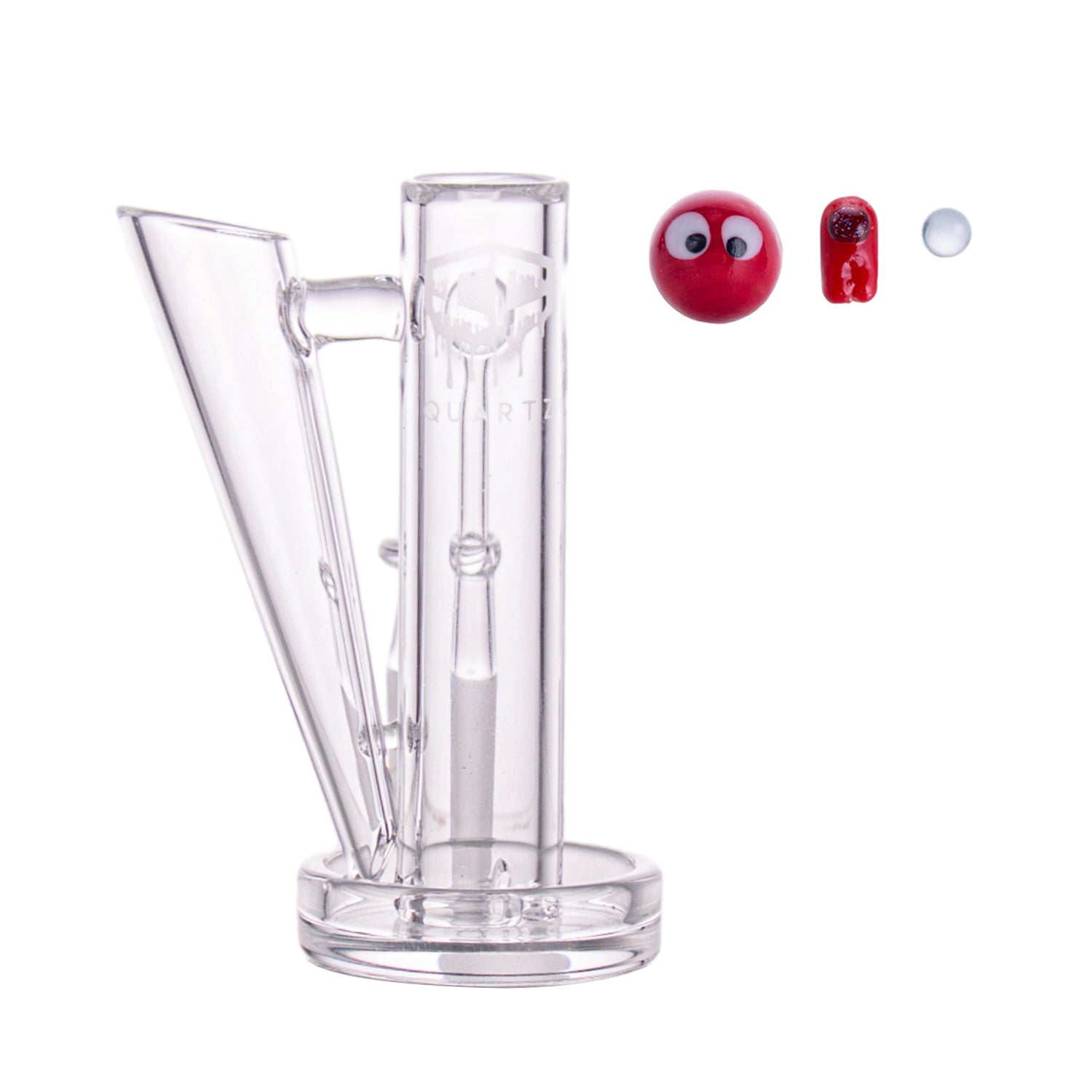 IC Quartz - Master Craft | 14mm 90° Banger | Includes Character Terp Ball & Dab Tool Holder | 5 Colors