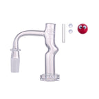 IC Glass - Columbia | 14mm 90D Quartz Banger | Includes Carb Cap, Terp Balls & Sticker | 5 Colors
