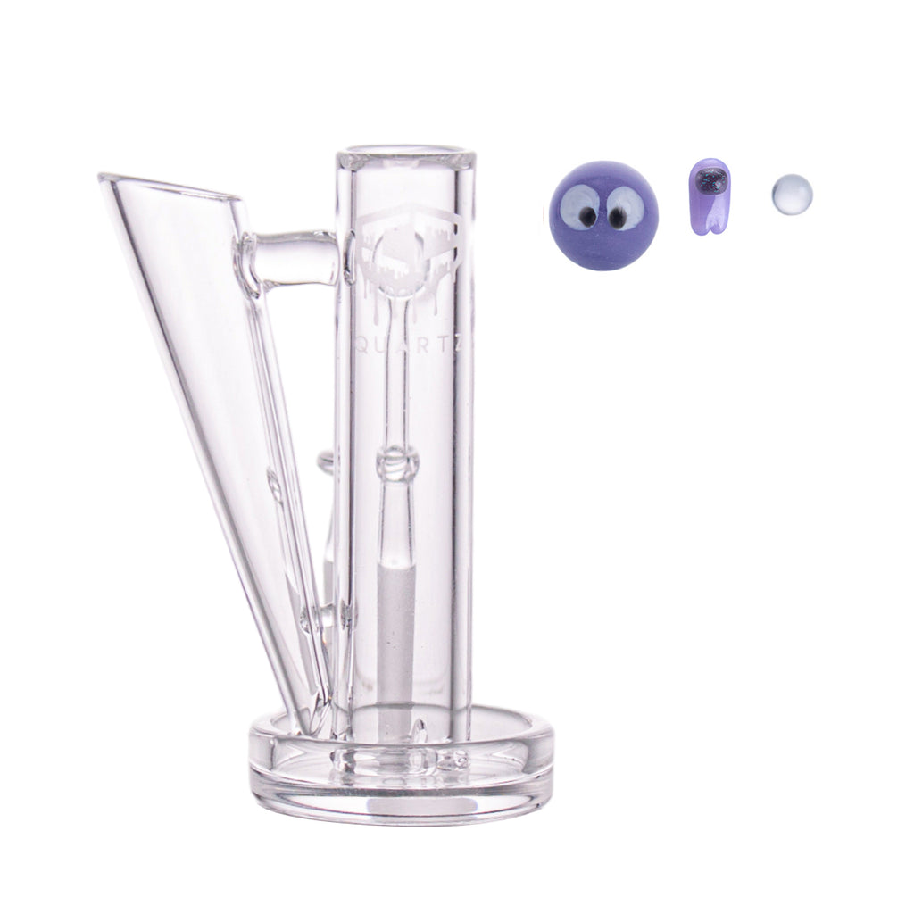 IC Quartz - Master Craft | 14mm 90° Banger | Includes Character Terp Ball & Dab Tool Holder | 5 Colors