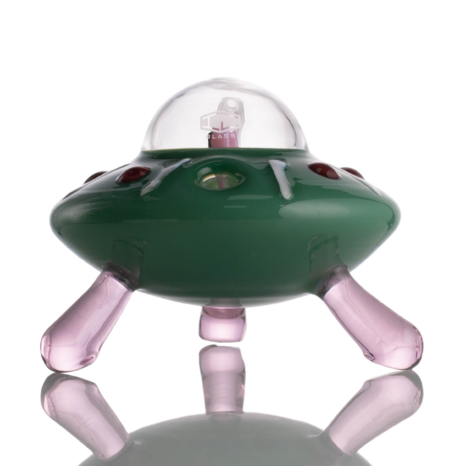 IC GLASS - Unidentified Flying Toke  Dab Rig | Assorted 3 Colors