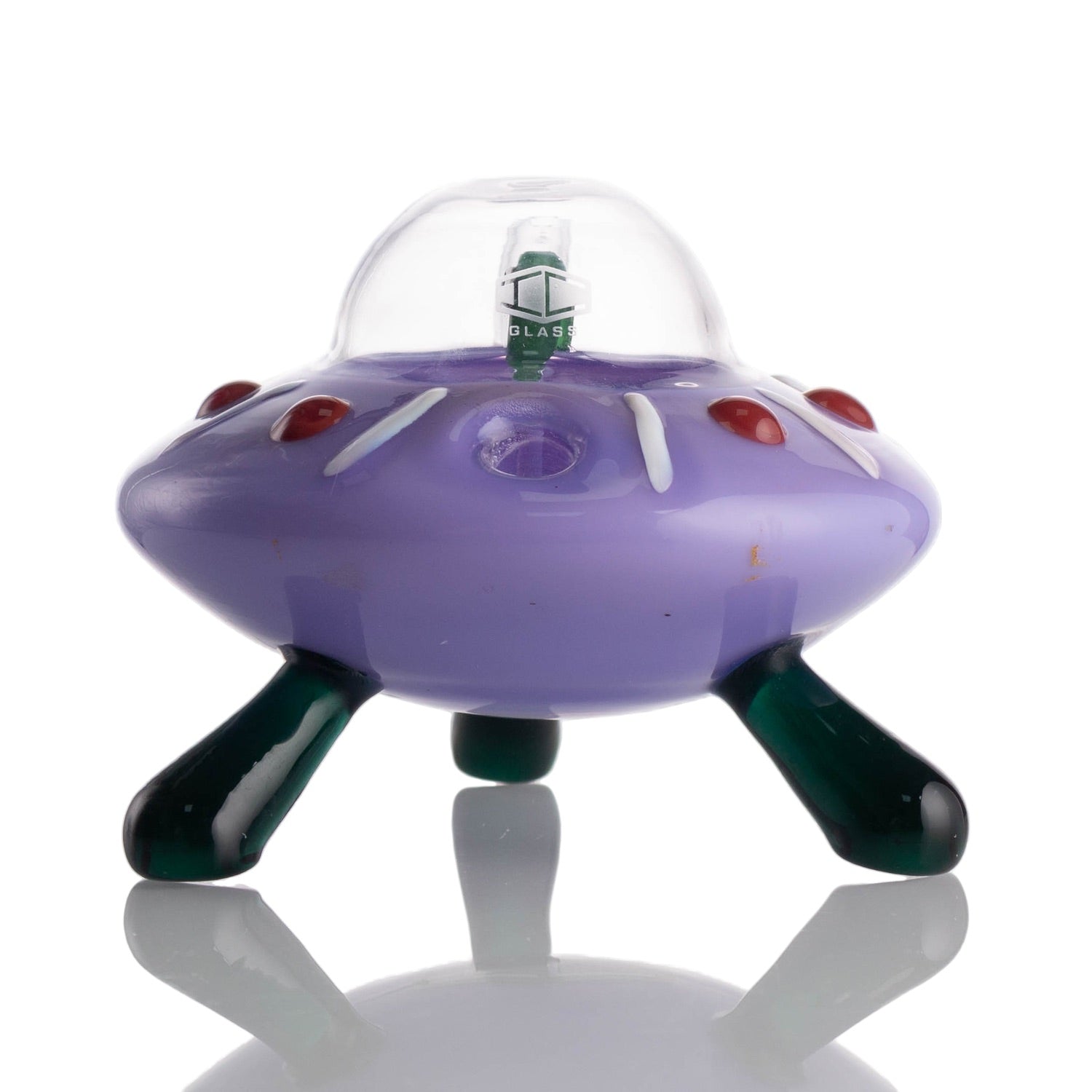IC GLASS - Unidentified Flying Toke  Dab Rig | Assorted 3 Colors
