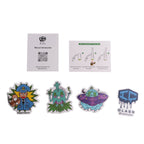 IC GLASS - Unidentified Flying Toke  Dab Rig | Assorted 3 Colors