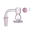 IC Glass - Ice River | 14mm 90D Quartz Banger | Includes Carb Cap, Terp Balls & Sticker | 5 Colors