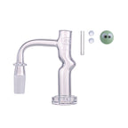 IC Glass - Columbia | 14mm 90D Quartz Banger | Includes Carb Cap, Terp Balls & Sticker | 5 Colors