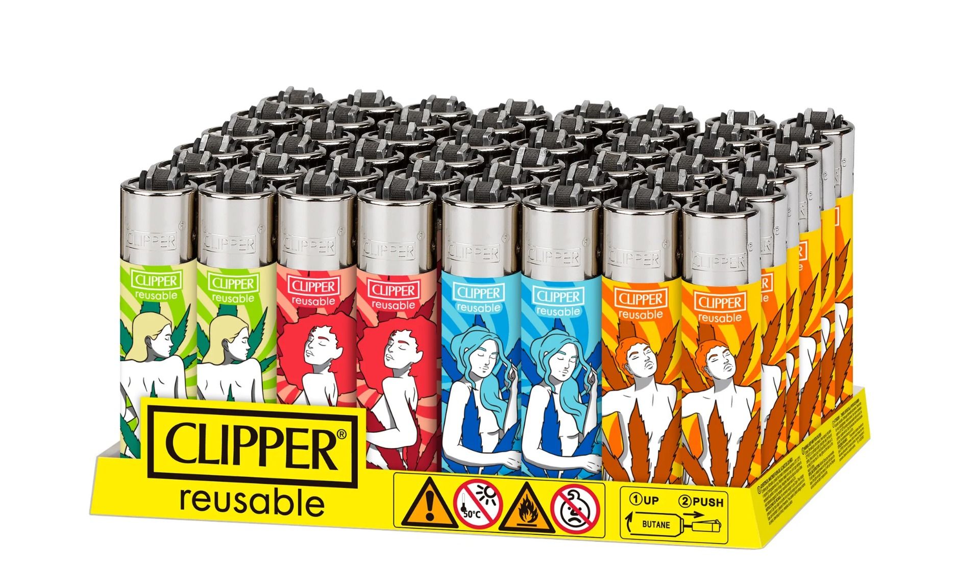 CLIPPER REUSABLE LIGHTERS  | 48  Count