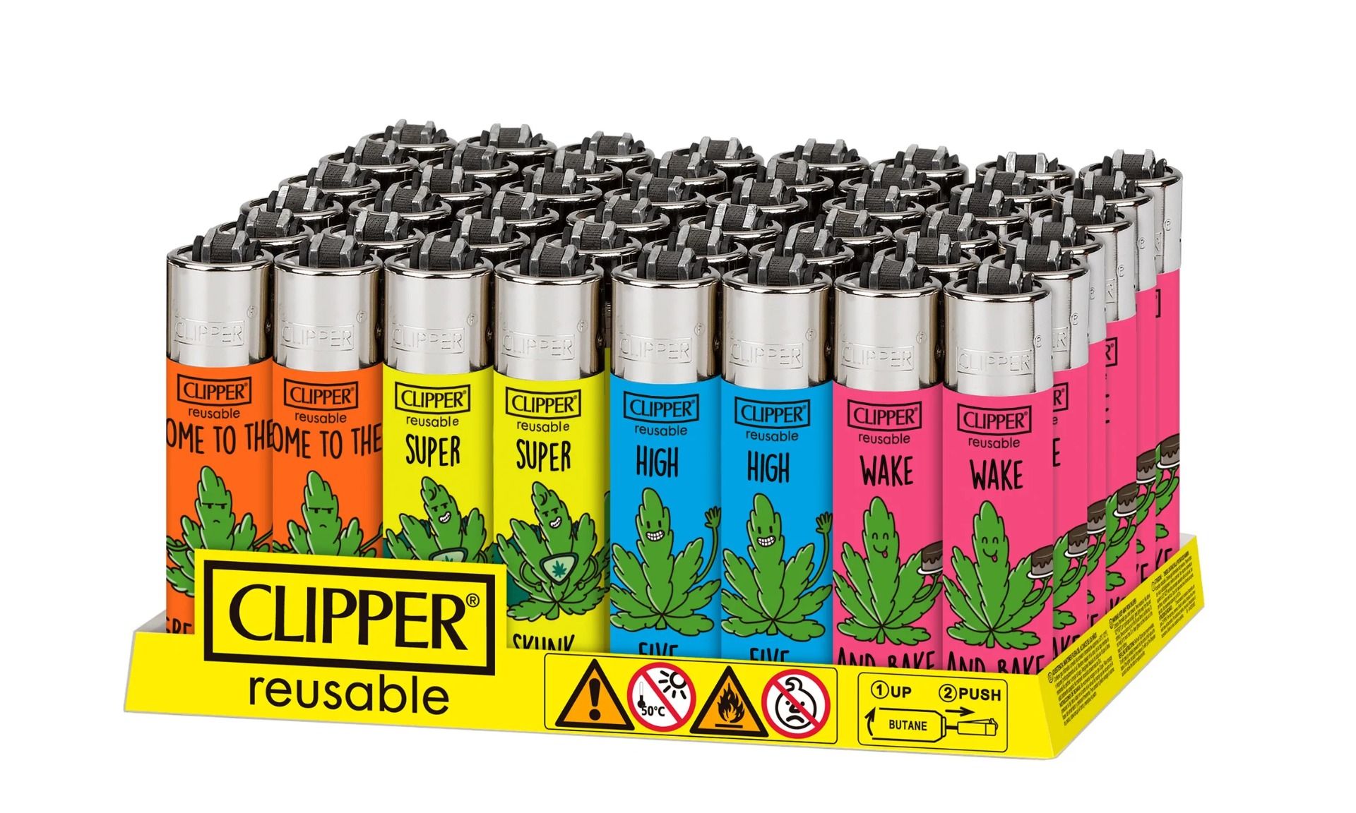 CLIPPER REUSABLE LIGHTERS  | 48  Count
