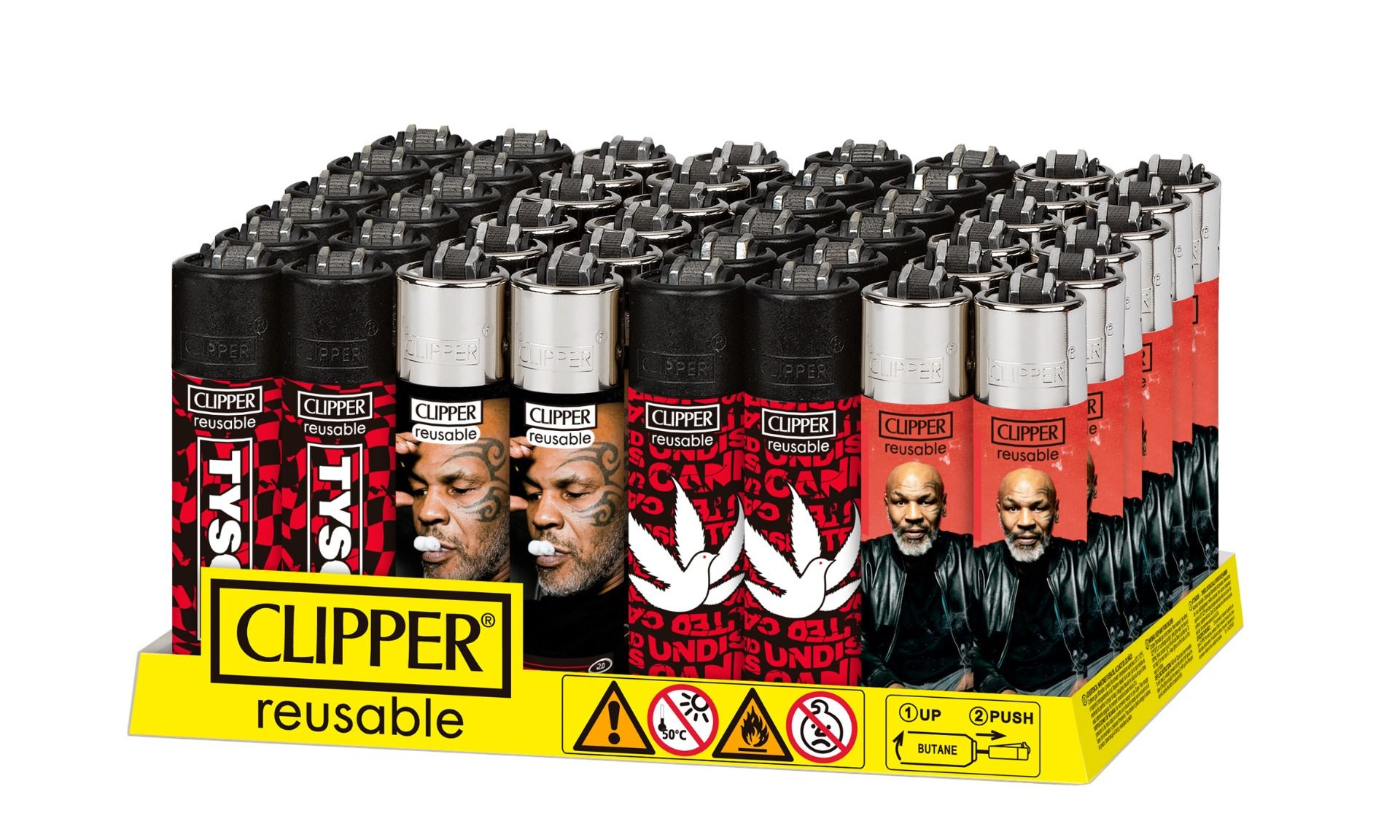 CLIPPER - TYSON Reusable | 48count/box | 4 designs/Pack Main image