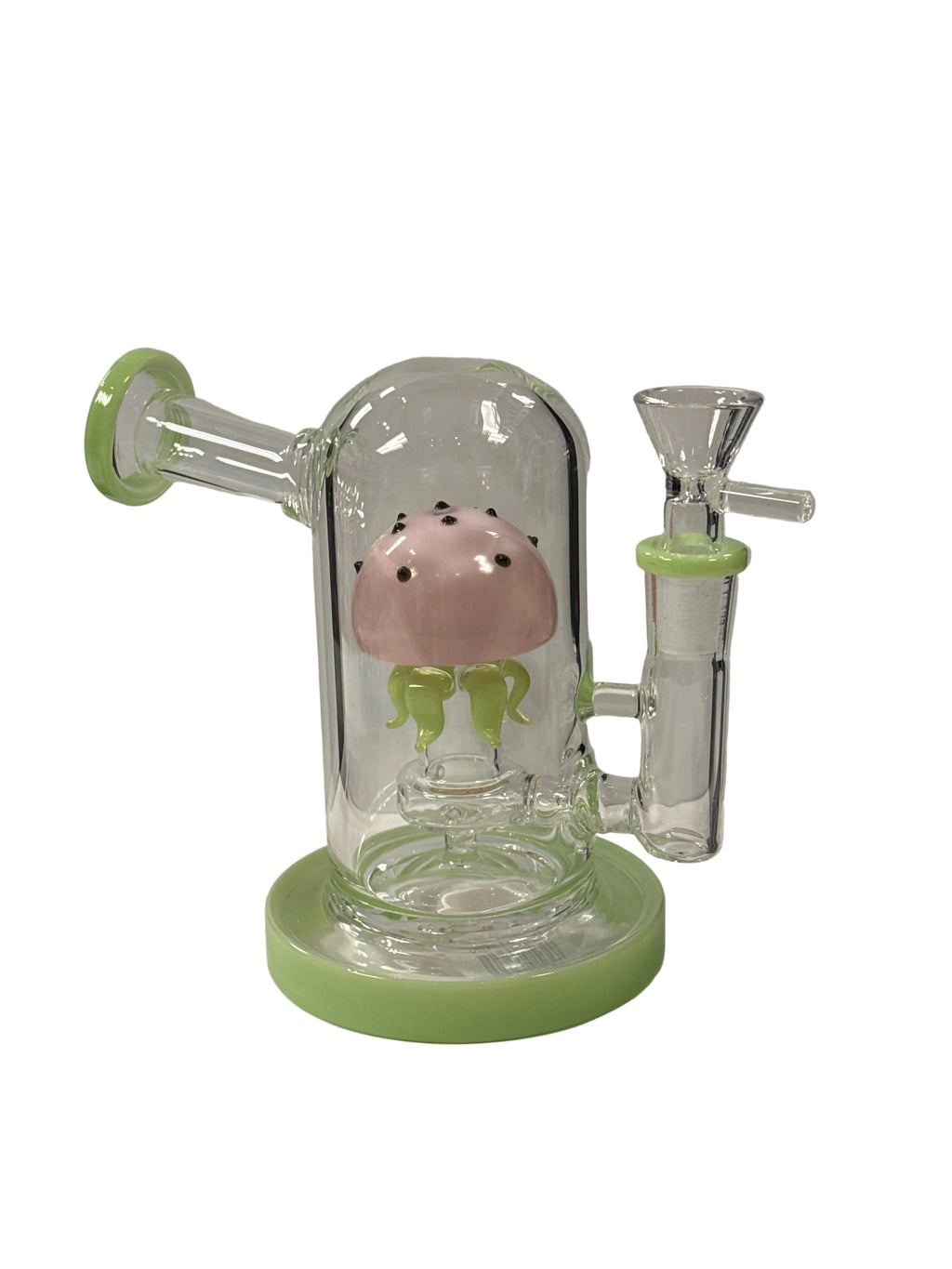 Waterpipe with Colored Octopus Rig Inside comes with Bowl Piece
