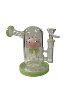 Waterpipe with Colored Octopus Rig Inside comes with Bowl Piece