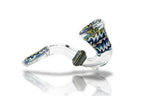 IC Glass Sherlock Hand Pipe with Flat Mouthpiece – Wholesale Glass Pipe | 4 Colors