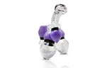 IC Glass - Triple chamber bubbler | Available in 3 Colors | ICHP3090