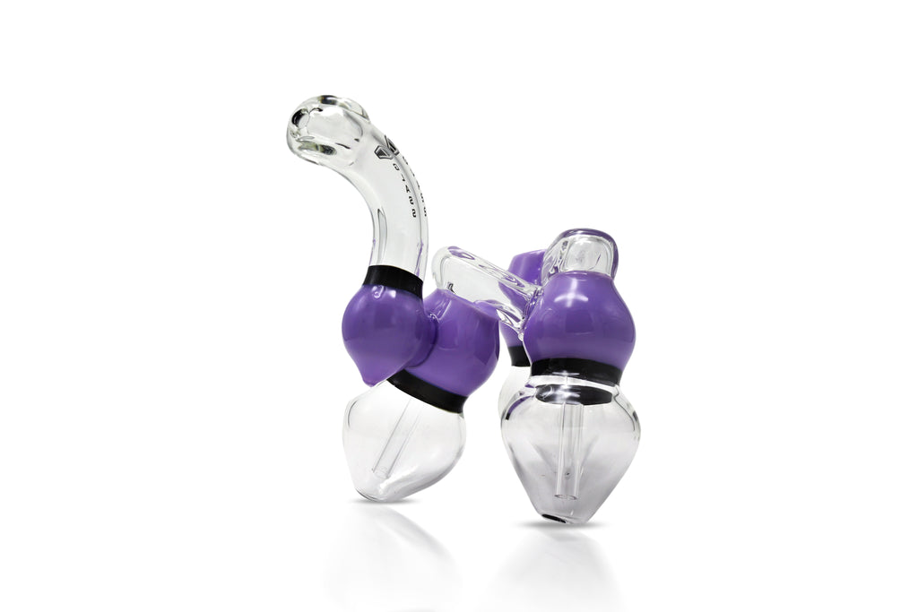 IC Glass - Triple chamber bubbler | Available in 3 Colors | ICHP3090