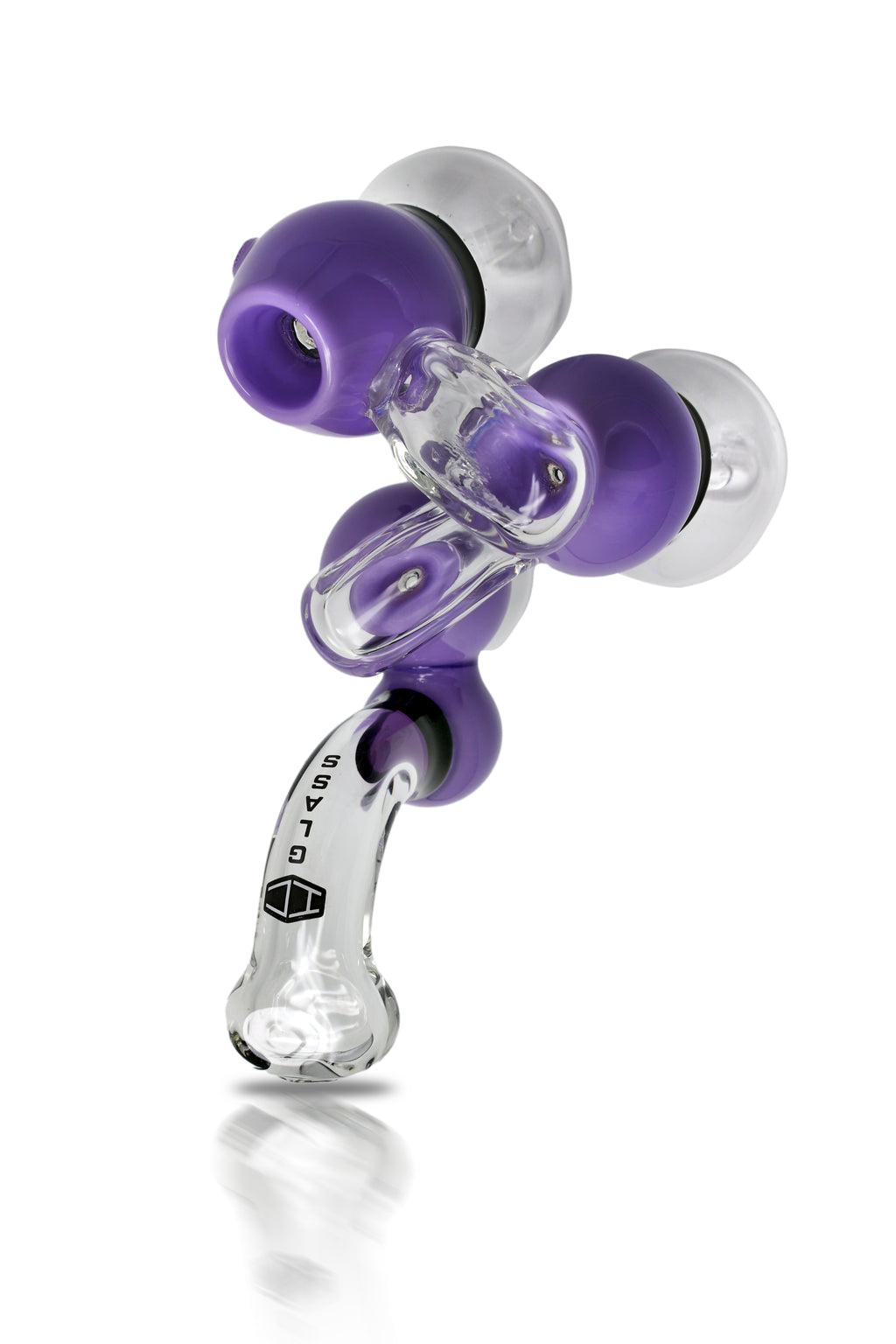 IC Glass - Triple chamber bubbler | Available in 3 Colors | ICHP3090