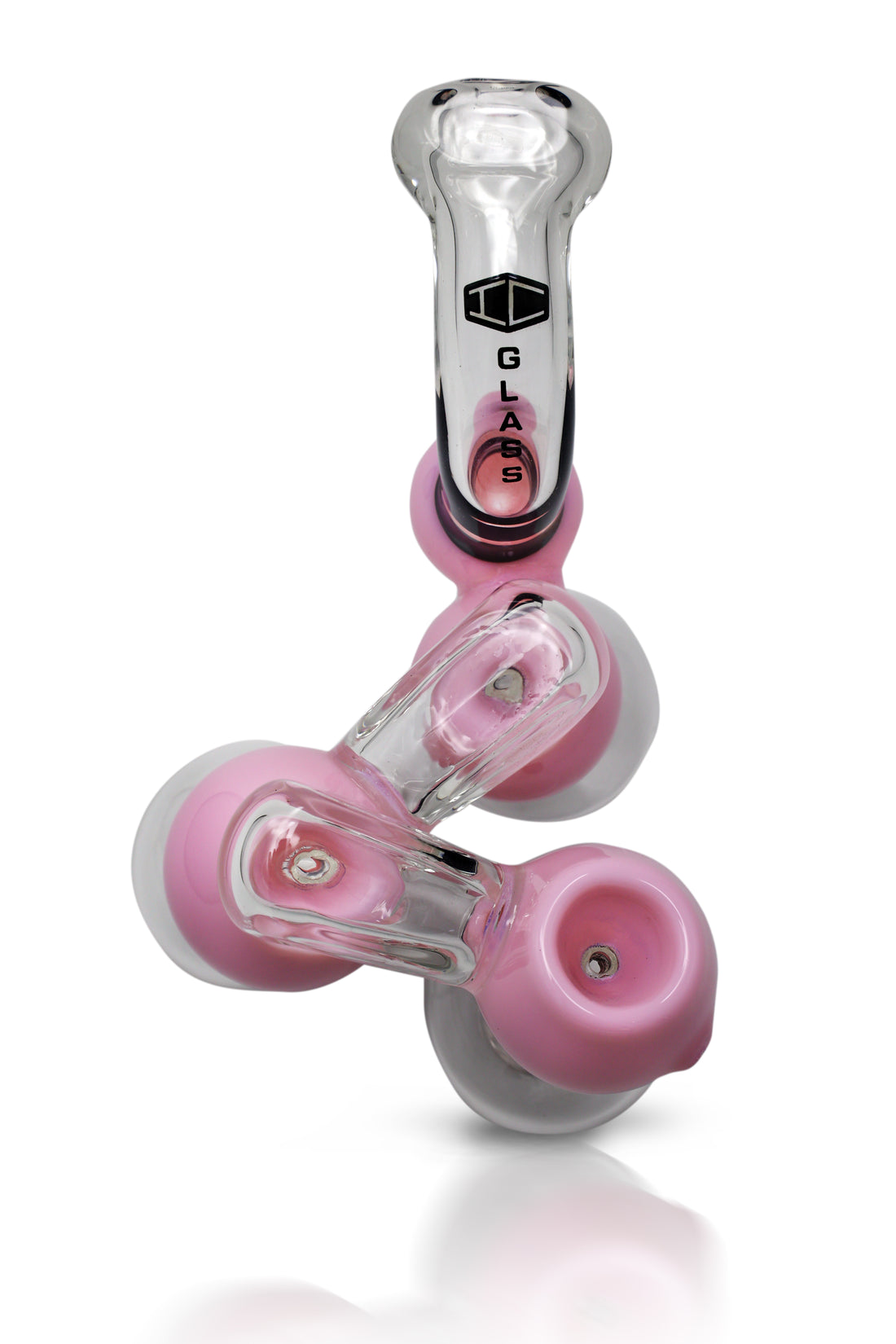 IC Glass - Triple chamber bubbler | Available in 3 Colors | ICHP3090