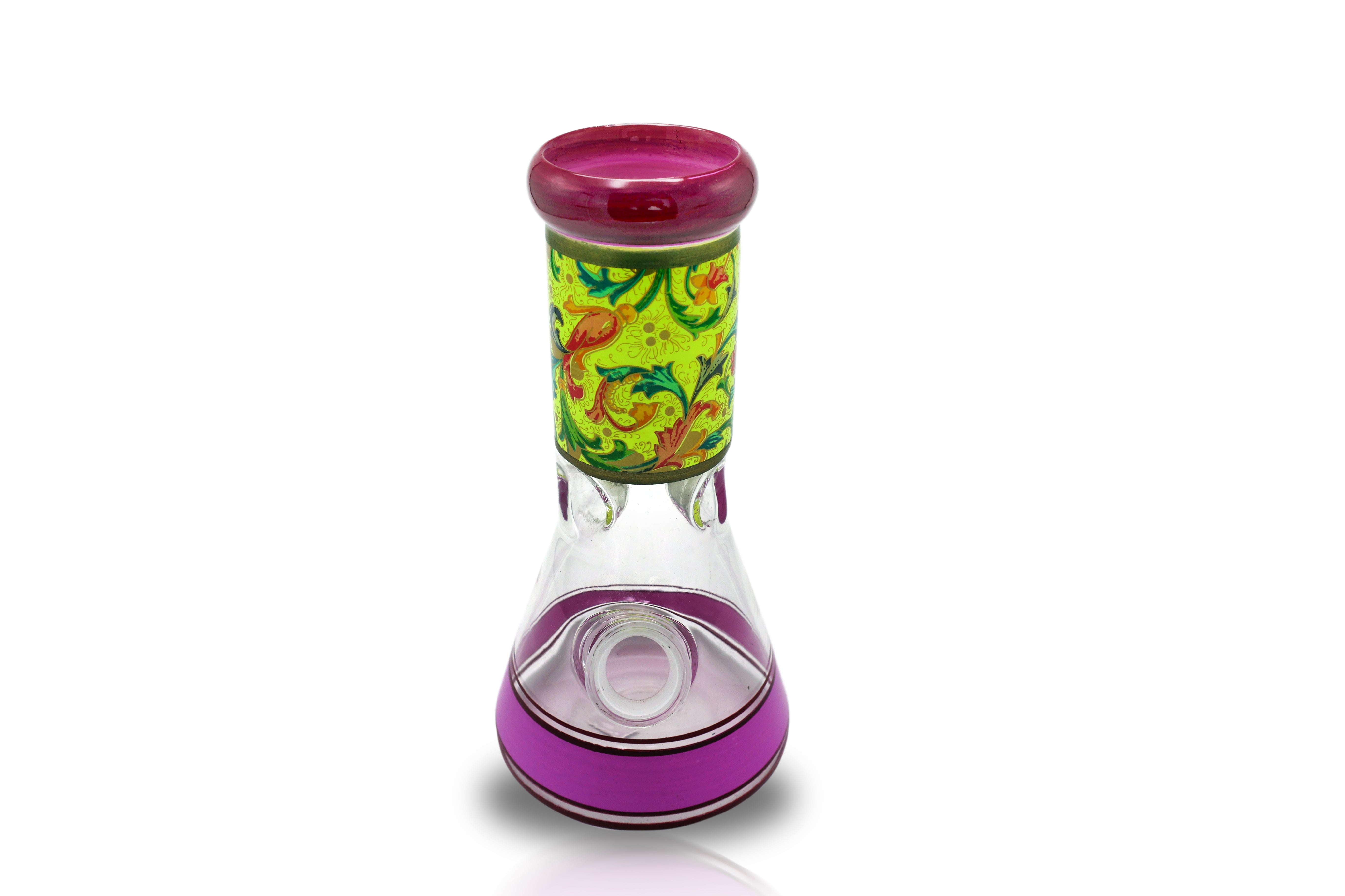 Floral print beaker with Downstem and Bowl Piece Main image