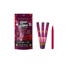Rose Palms Slim Size- Red Velvet- 20 Count Display Box- 3 per pouch + 1 Filler Stick