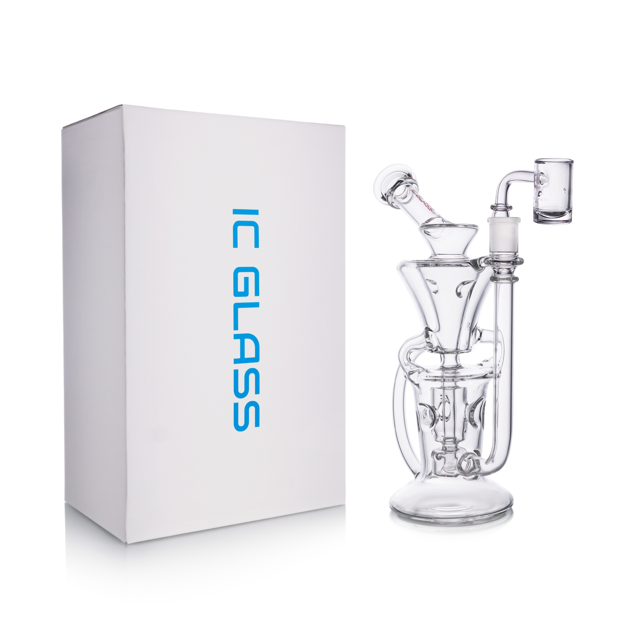 IC GLASS Dual Chamber Recycler with Fab Egg Function