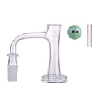 IC Glass - Queets | 14mm 90D Quartz Banger | Includes Carb Cap, Terp Balls & Sticker | 6 Colors