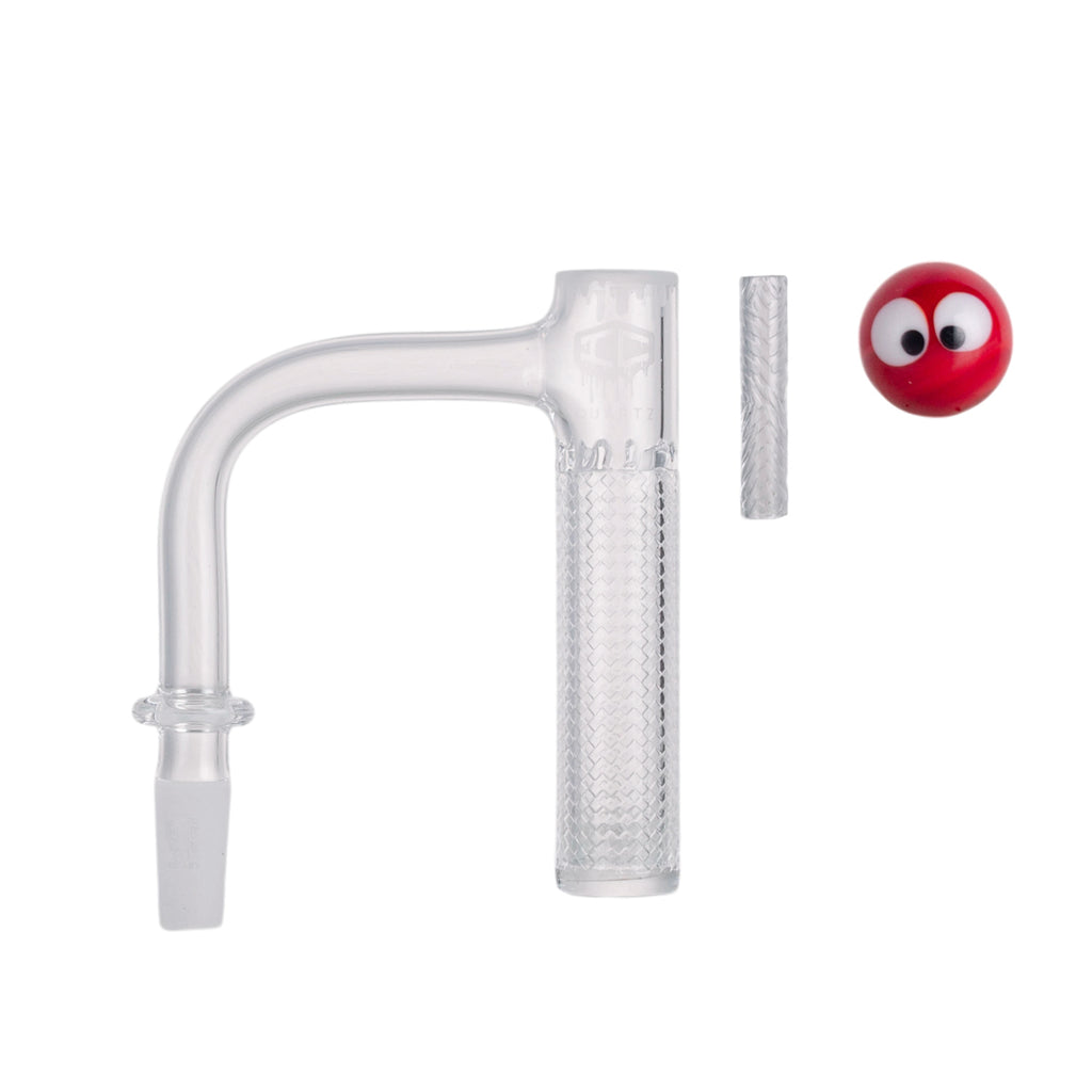 IC Quartz - Eclipse | 10mm 90D Banger | Includes Carb cap, Terp Ball | 5 Colors