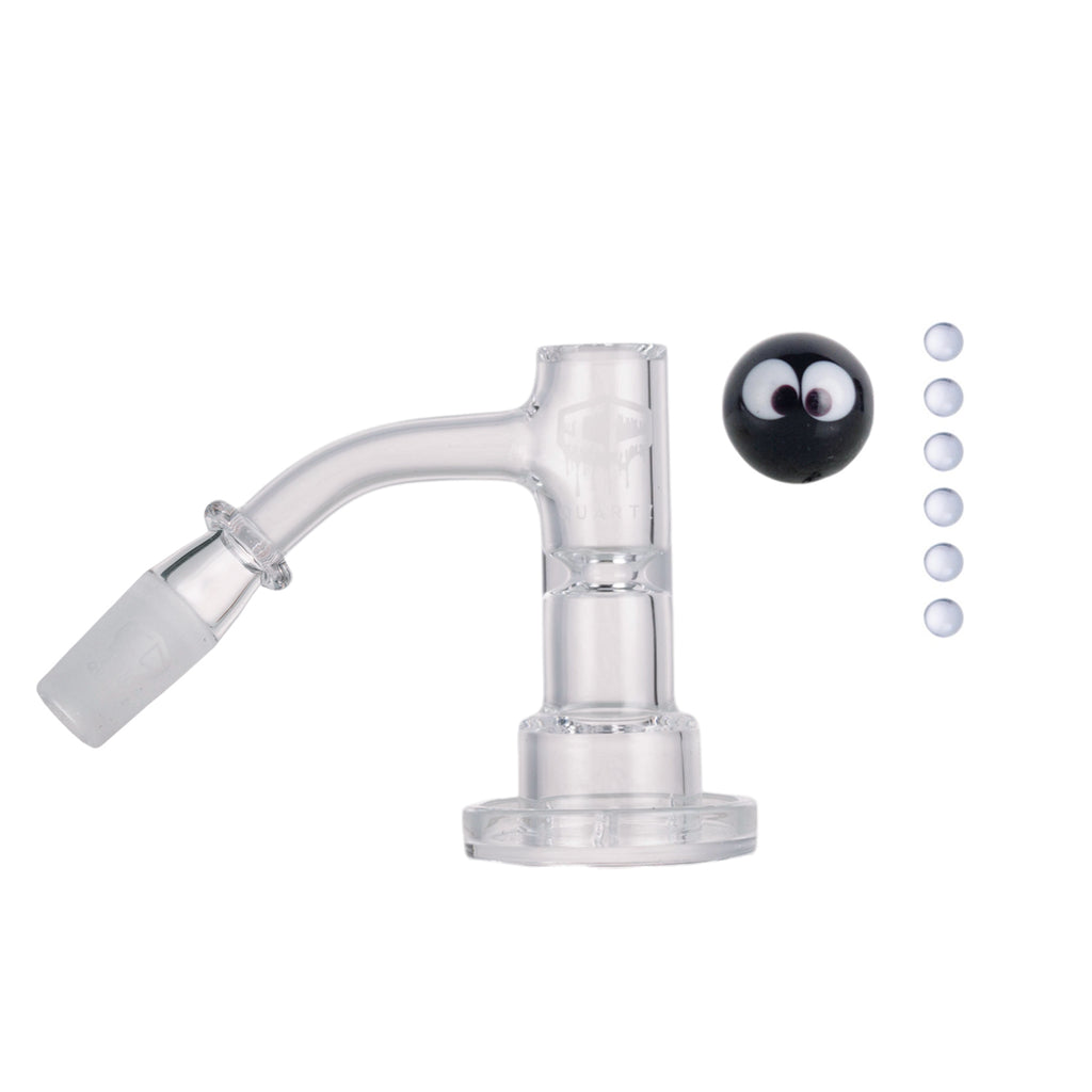 IC Quartz - Odyssey 3rd Gen | 14mm 45D Banger | Includes Carb Cap, Terp balls | 5 Colors