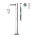 IC Glass - Challenge | 8-Inch Long with Cleaning Brush | 14mm 90D Quartz Banger | 6 Colors