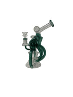 King Pluto - Double Deck Recycler Dab Rig with Diamond Knob