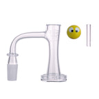 IC Glass - Queets | 14mm 90D Quartz Banger | Includes Carb Cap, Terp Balls & Sticker | 6 Colors