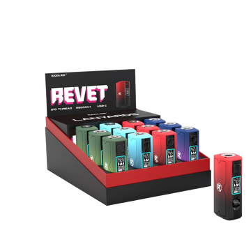 12-Pack Riddles REVET Rechargeable Vape Batteries