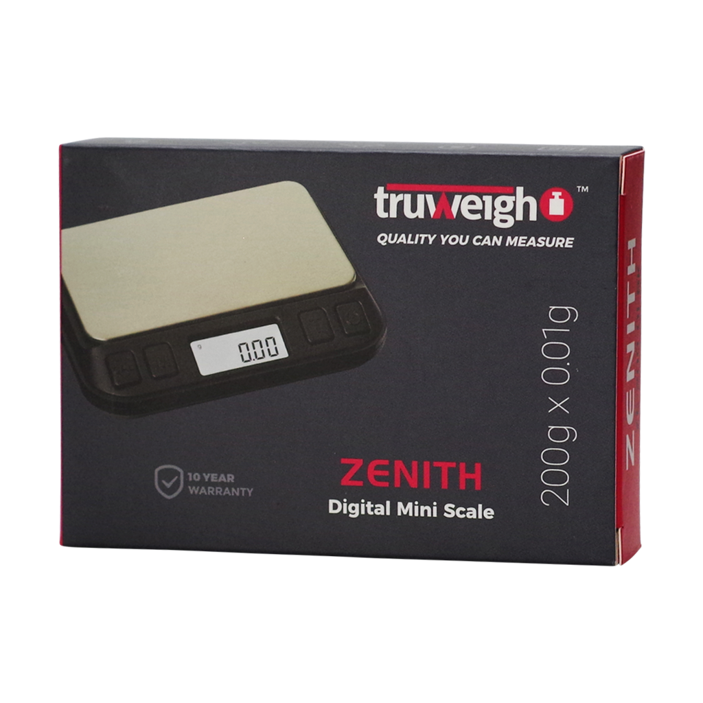Truweigh - Zenith Digital Mini Scale | 200g x 0.01g | Single Unit