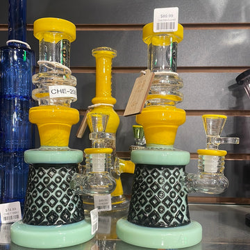 CHEECH ENGRAVED WATERPIPE