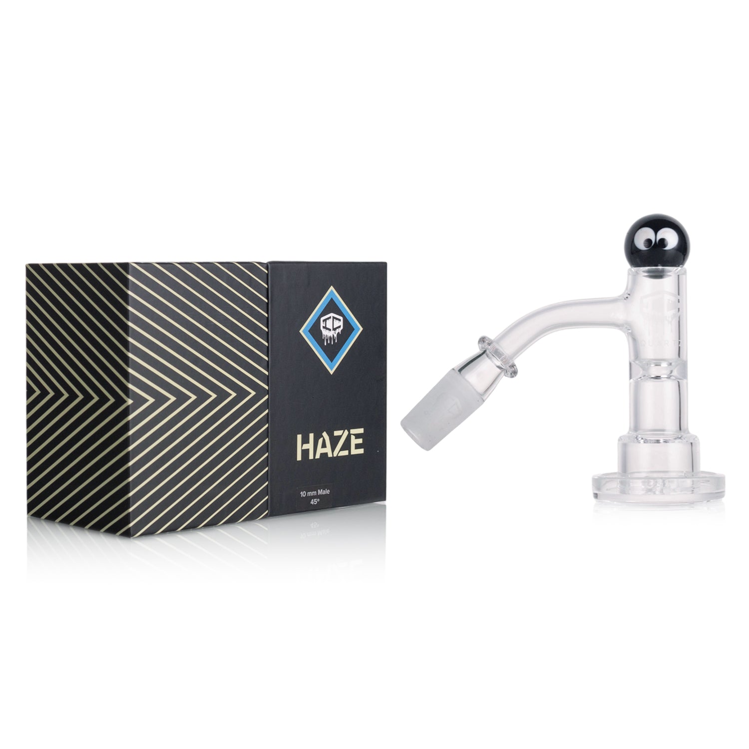 IC Quartz - Odyssey 3rd Gen | 14mm 45D Banger | Includes Carb Cap, Terp balls | 5 Colors