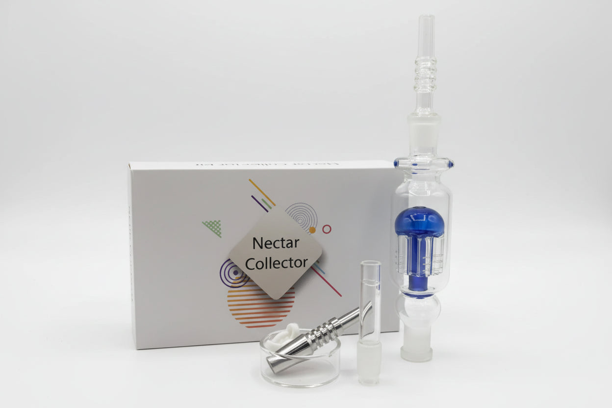 Nectar Collector - Shower Head Perc design | Includes Titanium & Glass Tip | Single Unit Secondary image
