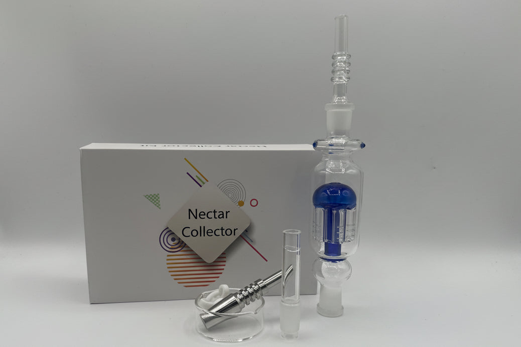 Nectar Collector - Shower Head Perc design | Includes Titanium & Glass Tip | Single Unit