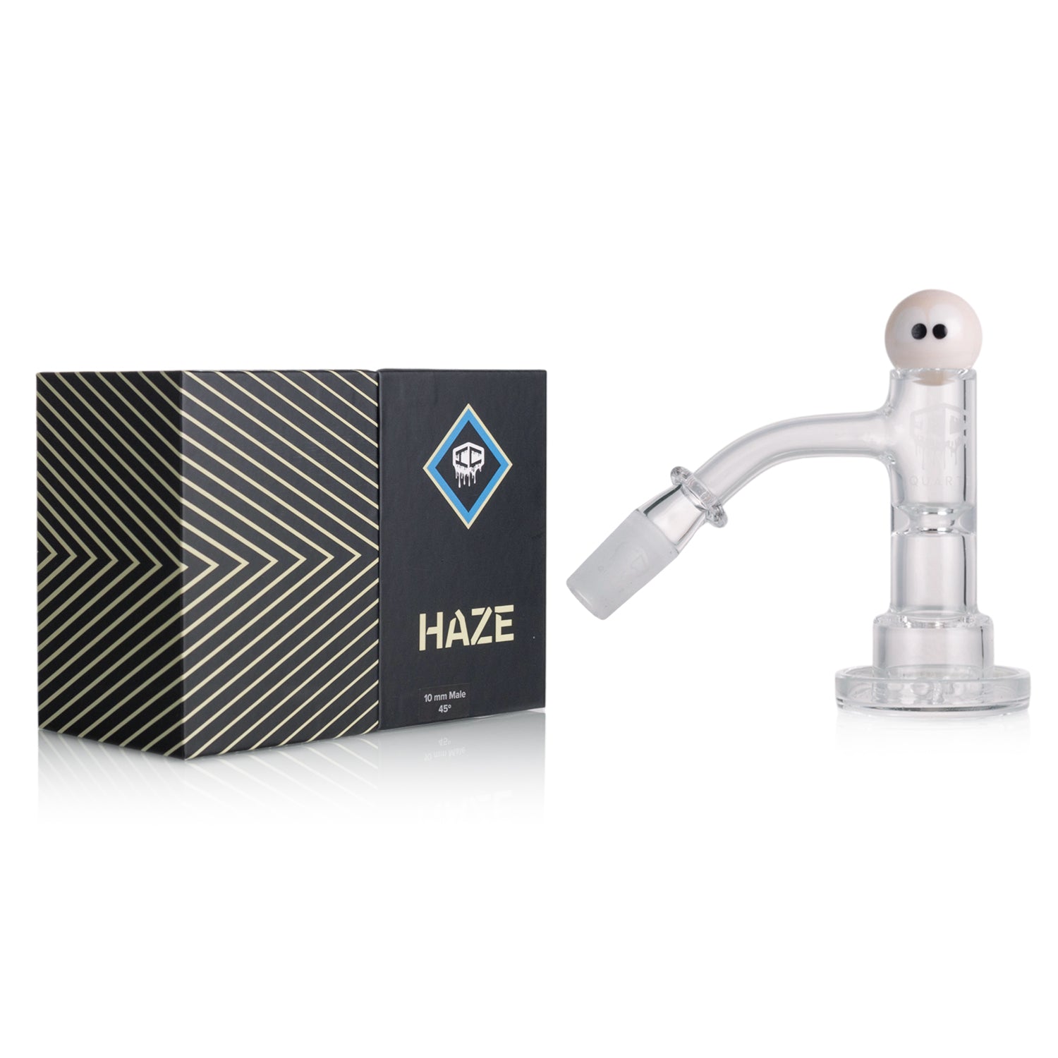 IC Quartz - Odyssey 3rd Gen | 14mm 45D Banger | Includes Carb Cap, Terp balls | 5 Colors