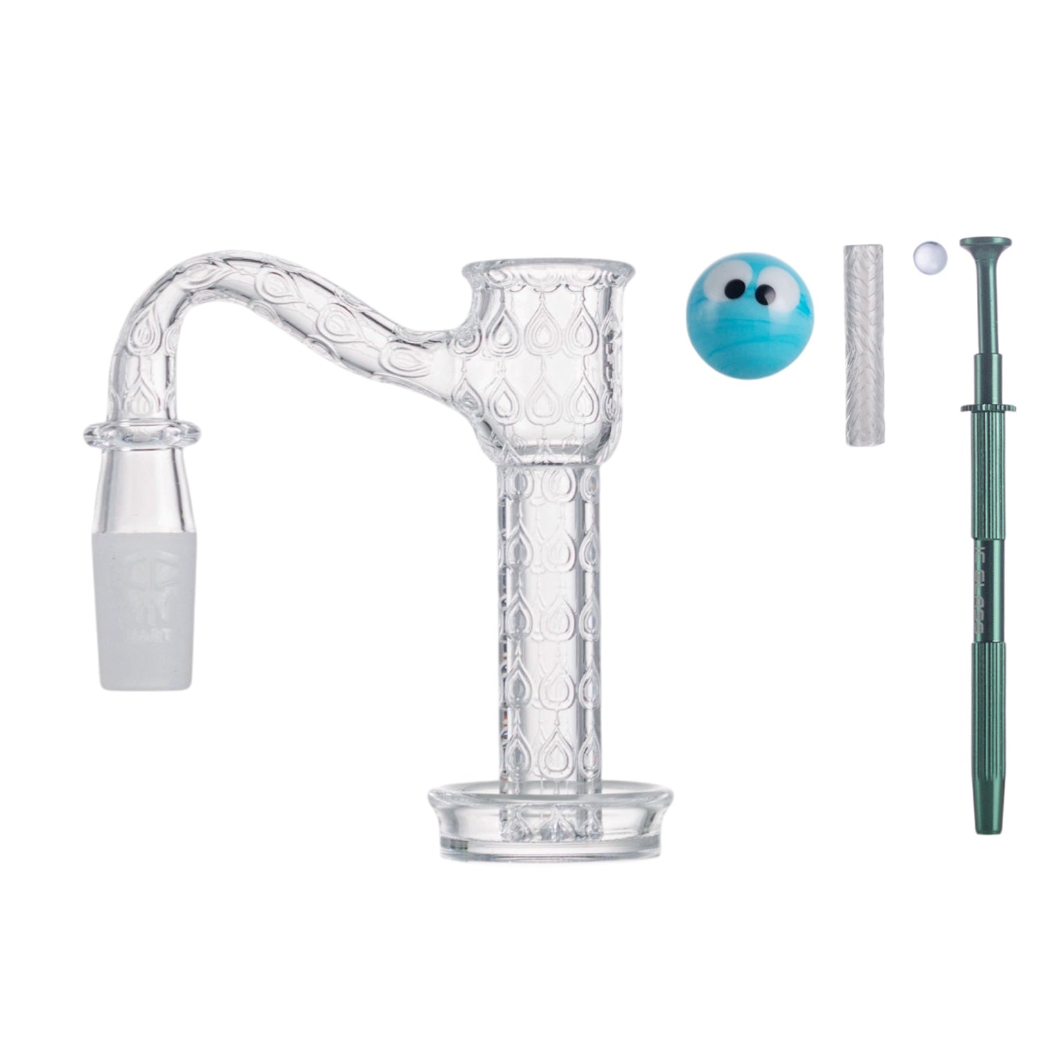 IC Quartz - Nirvana 2nd Gen | 14mm 90D Banger | Includes Terp Ball Grabber, Carb cap, Terp Balls | 5 Colors
