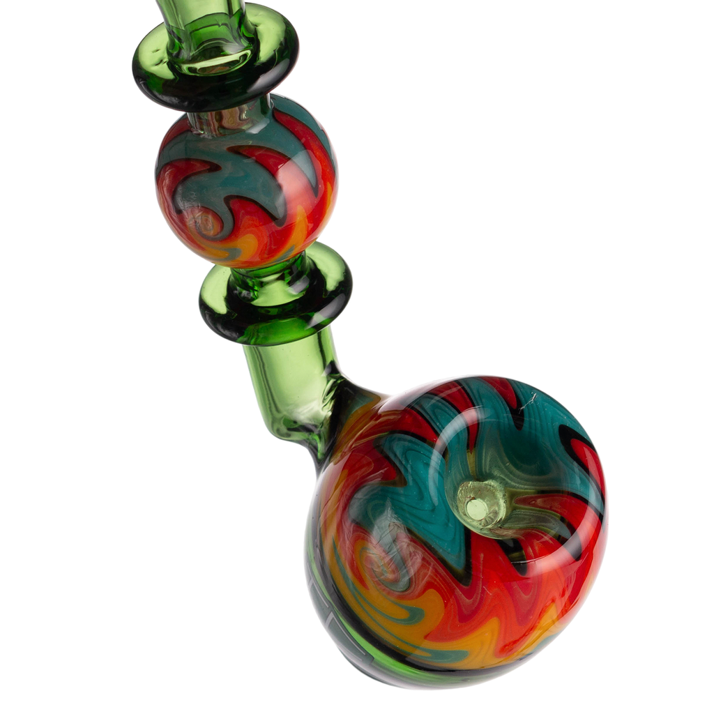 IC Glass Cannabique | Wig Wag Bubbler | 7" | Sherlock