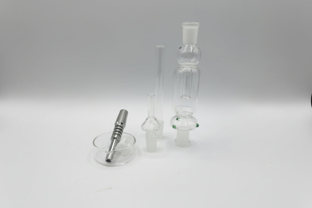 Nector Collector - Nector Collector with Titanium Tip + Dish Bowl | Single Unit