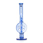 14mm bowl bong front view - blue
