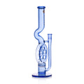 14mm bowl bong side view - blue