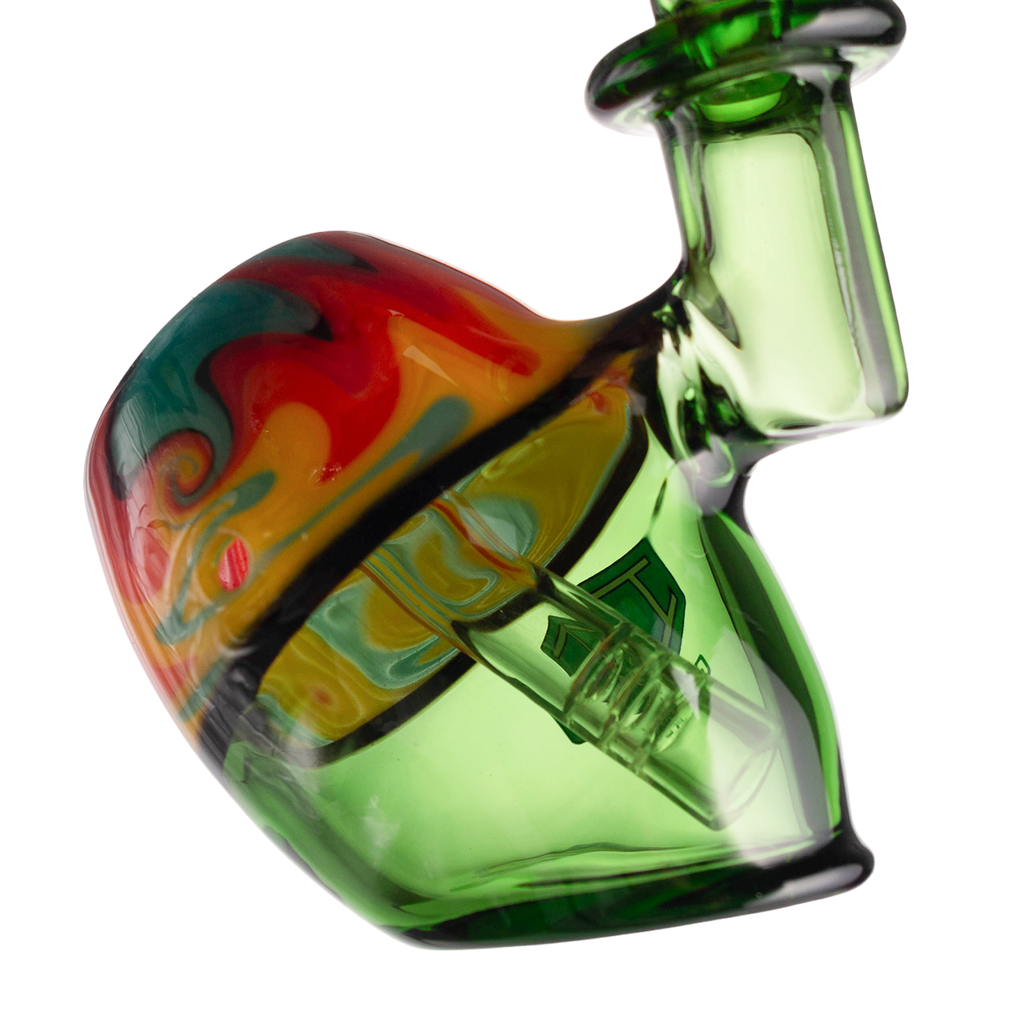 IC Glass Cannabique | Wig Wag Bubbler | 7" | Sherlock