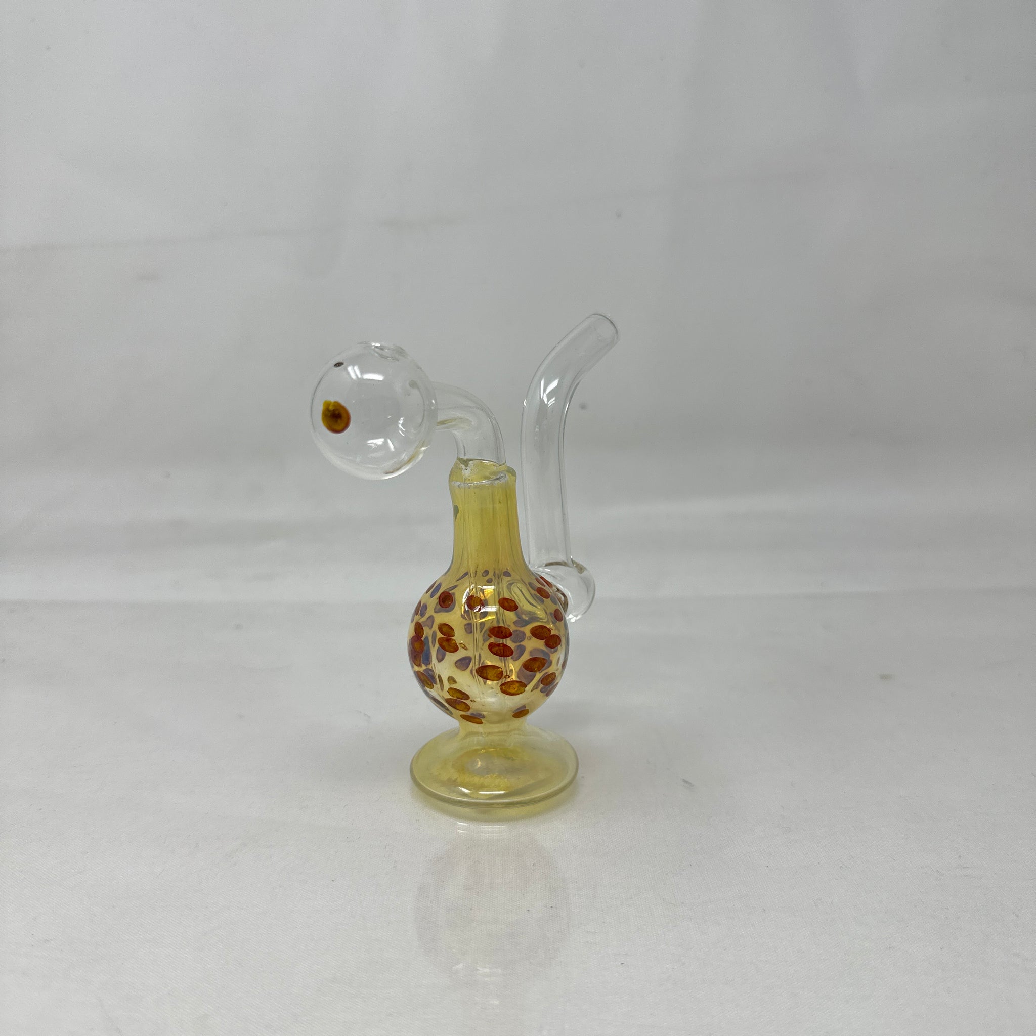 Oil Burner - Small Round Rig with Color Dots | 3 Colors