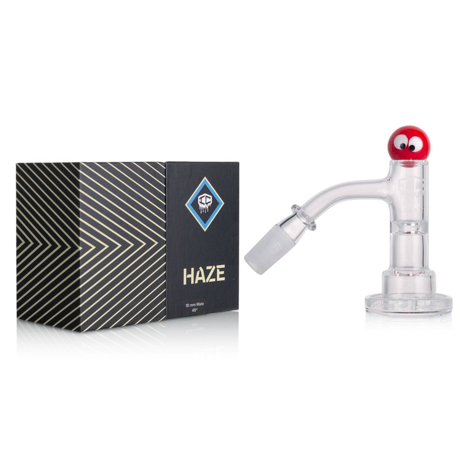IC Quartz - Odyssey 3rd Gen | 14mm 45D Banger | Includes Carb Cap, Terp balls | 5 Colors