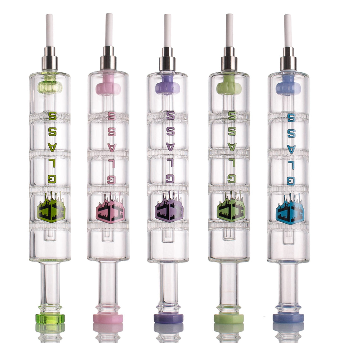 IC Glass Dual-Purpose Dab Rig and Nectar Collector | 2 in 1