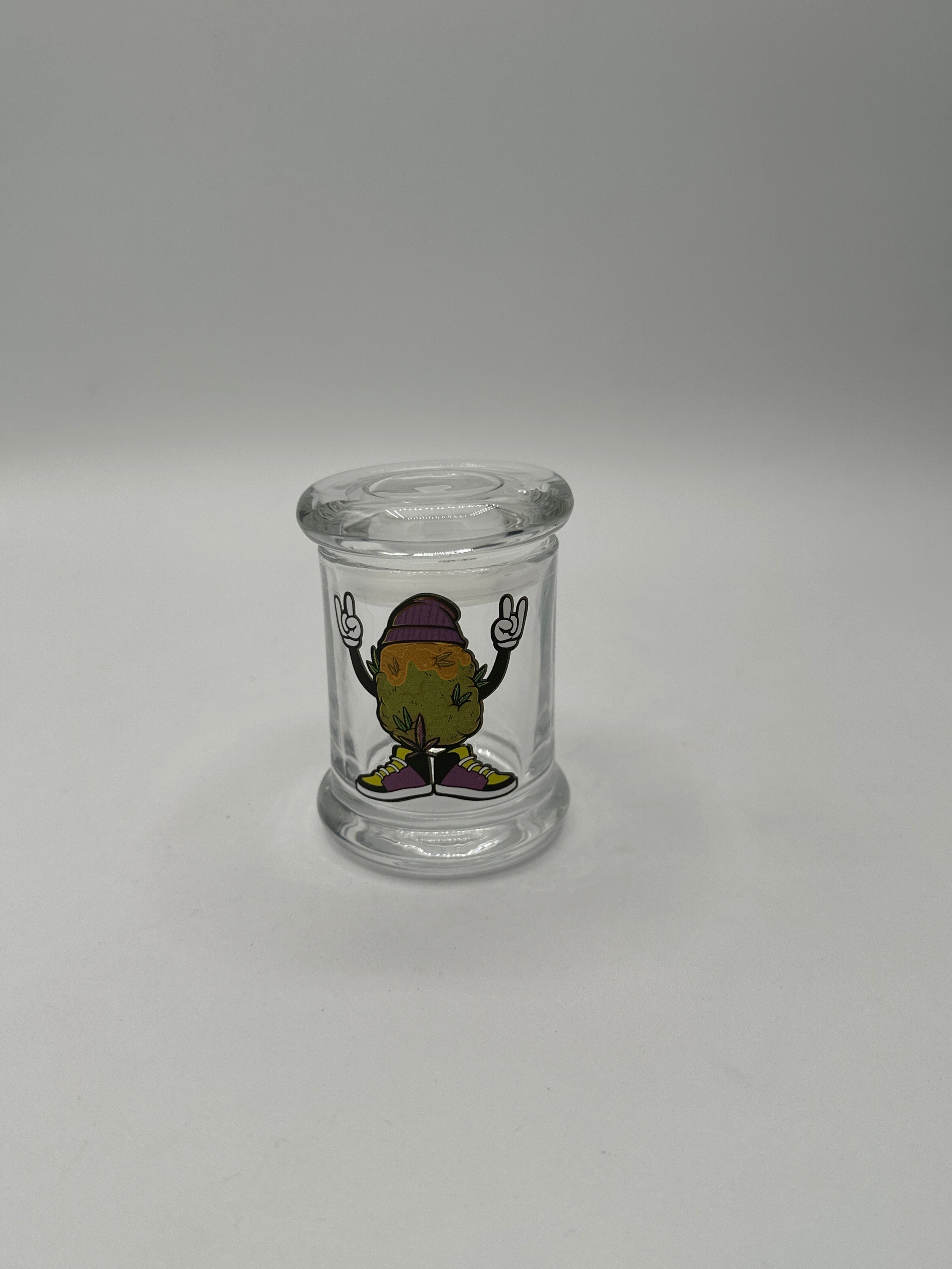 Small Custom Printed Airtight Glass Jar - Single Unit | Wholesale