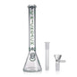 18 Inch Clear Beaker Bong for Smoke Shops – Includes Bowl and Downstem


