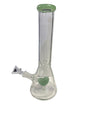 Beaker with heart perc and attached downstem | WP5318