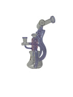King Pluto - Double Deck Recycler Dab Rig with Diamond Knob