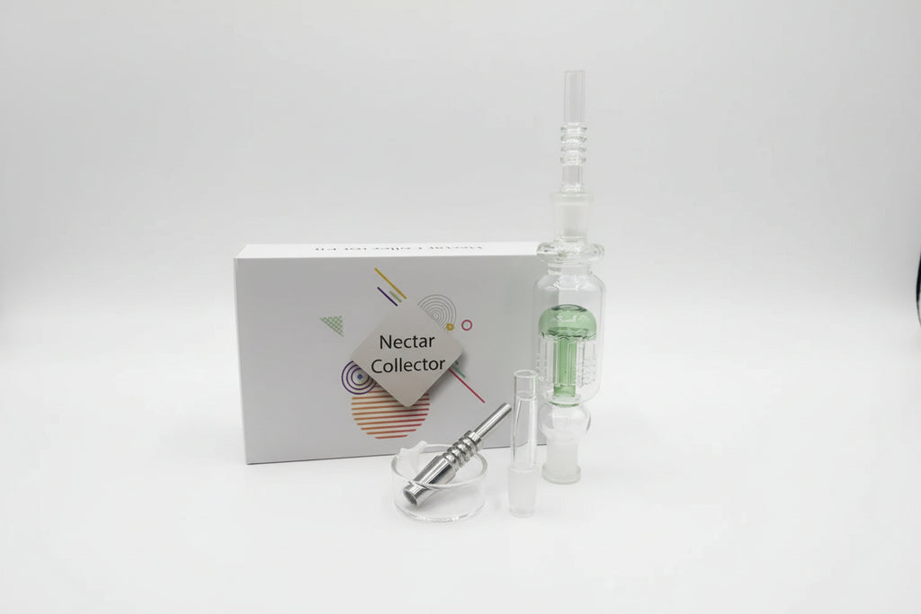 Nectar Collector - Shower Head Perc design | Includes Titanium & Glass Tip | Single Unit